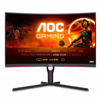 AOC Gaming-Monitor CQ32G3SU/BK, G3