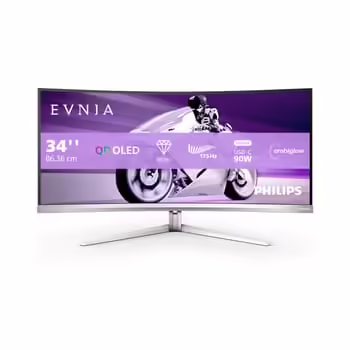 Philips Gaming-Monitor Evnia 8000, 34M2C8600/00, Weiß