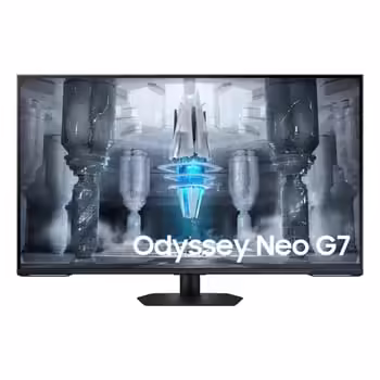 samsung odyssey neo g7 g70c 43" uhd gaming monitor, quantum mini led, 144hz, 1ms, freesync premium pro.