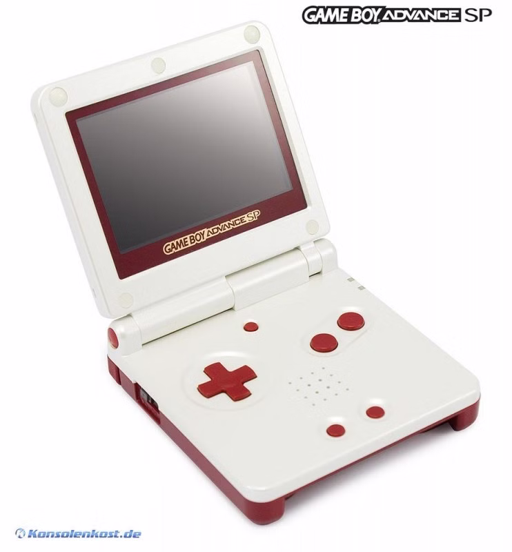 konsole gba sp inkl. netzteil #famicom color edition